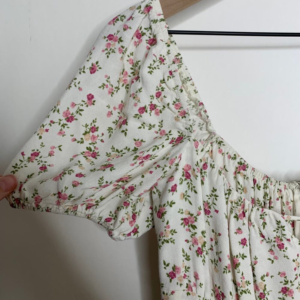 Reformation Corbin Floral Mini Dress Womens Size 8 - Picture 7 of 14